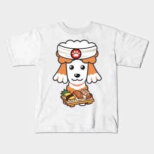 Sushi Chef poodle Kids T-Shirt